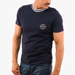 🆕️ Michael Kors Navy Blue Tee with White Trim